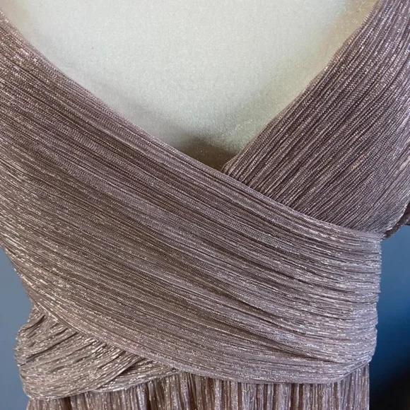 INTERMIX PINK TINA LUREX CUTO DRESS - Picture 7 of 17